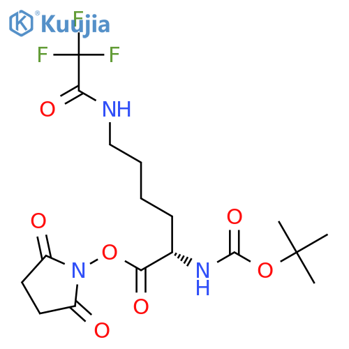 BOC-LYS(TFA)-OSU structure