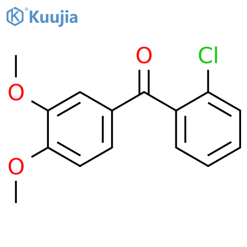 (2-chlorophenyl)(3,4-dimethoxyphenyl)methanone structure