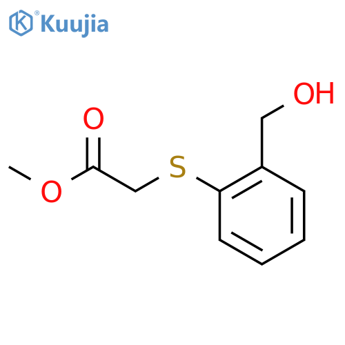 methyl 2-{2-(hydroxymethyl)phenylsulfanyl}acetate structure