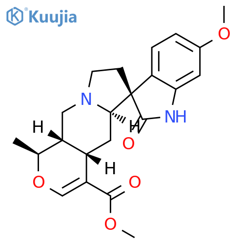 Spiro[3H-indole-3,6'(4'aH)-[1H]pyrano[3,4-f]- indolizine]-4'-carboxylic acid,1,2,5',5'a,7',8',10',10'a-octahydro-6- methoxy-1'-methyl-2-oxo-,methyl ester,(1'S,3S,4'aS,5'aR,10'aS)- structure
