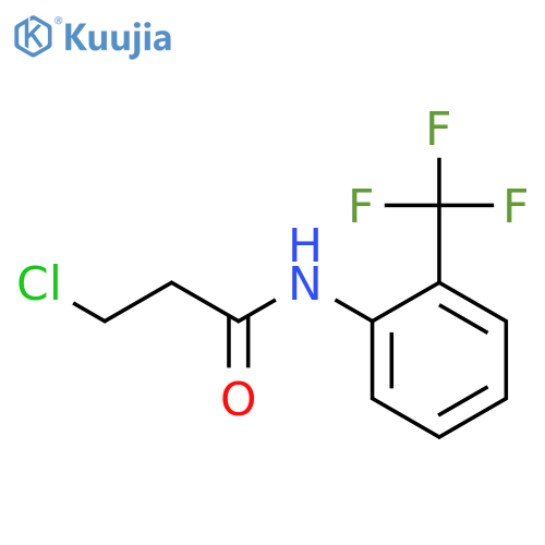 N-(2-(Trifluoromethyl)phenyl)-3-chloropropanamide structure