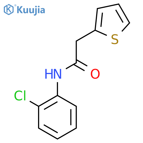 N-(2-Chlorophenyl)-2-(thiophen-2-yl)acetamide structure