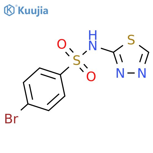 4-Bromo-N-(1,3,4-thiadiazol-2-yl)benzene-1-sulfonamide structure