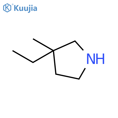 3-ethyl-3-methyl-Pyrrolidine structure