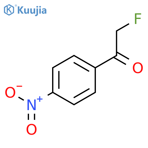 2-fluoro-1-(4-nitrophenyl)ethan-1-one structure