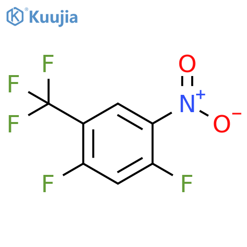 2,4-DIFLUORO-5-NITROBENZOTRIFLUORIDE structure