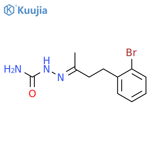 Hydrazinecarboxamide,2-[3-(2-bromophenyl)-1-methylpropylidene]- structure