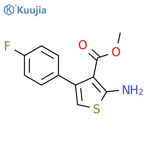 Methyl 2-amino-4-(4-fluorophenyl)thiophene-3-carboxylate structure