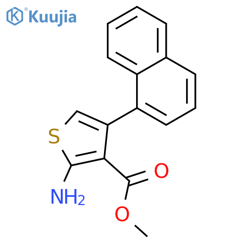 Methyl 2-Amino-4-(1-naphthyl)thiophene-3-carboxylate structure