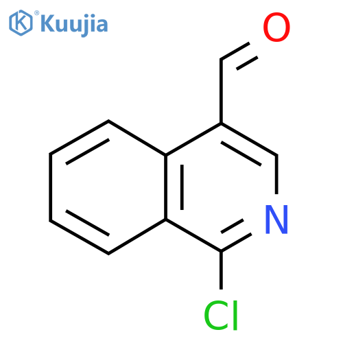 1-Chloroisoquinoline-4-carbaldehyde structure