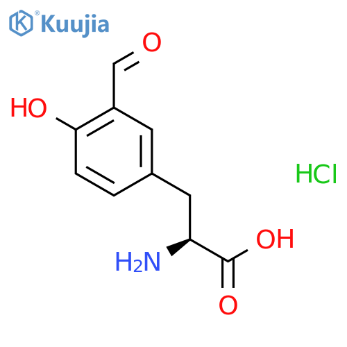 L-Tyrosine, 3-formyl-, hydrochloride structure