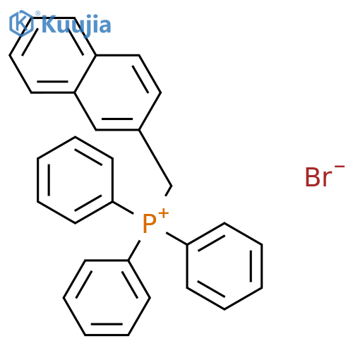 (Naphthalen-2-ylmethyl)triphenyl-phosphonium bromide structure
