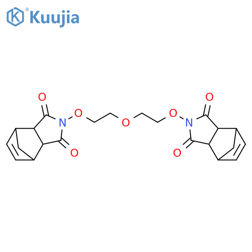2-[2-[2-[(1,3,3a,4,7,7a-Hexahydro-1,3-dioxo-4,7-methano-2H-isoindol-2-yl)oxy]ethoxy]ethoxy]-3a,4,7,7a-tetrahydro-4,7-methano-1H-isoindole-1,3(2H)-dione structure