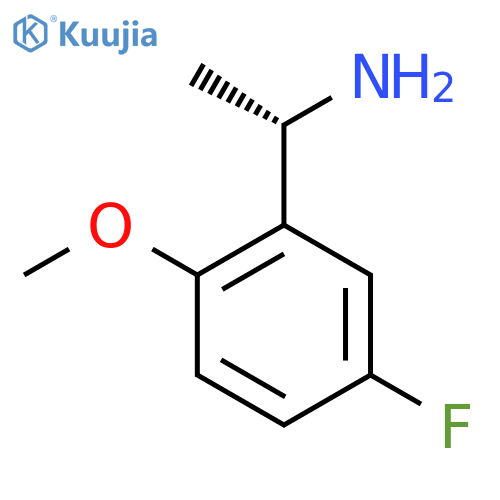 (1S)-1-(5-fluoro-2-methoxyphenyl)ethan-1-amine structure