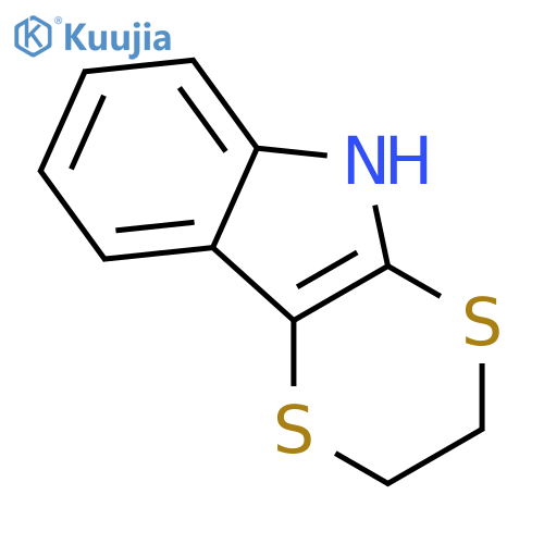 5H-1,4-Dithiino[2,3-b]indole,2,3-dihydro- structure