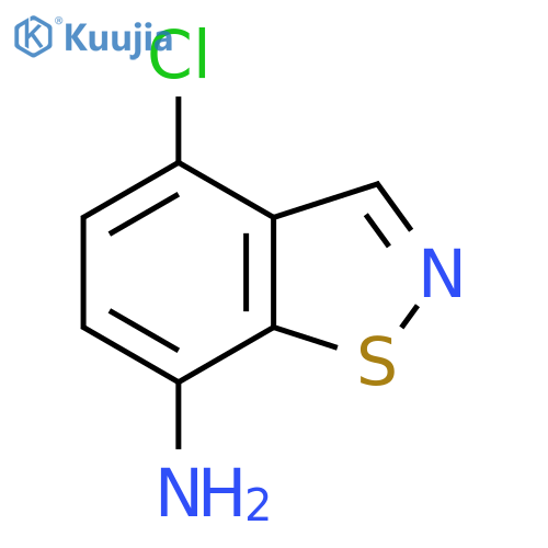 4-Chloro-1,2-benzothiazol-7-amine structure