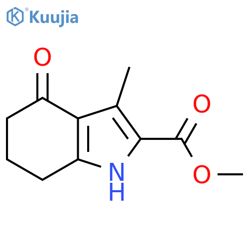 methyl 3-methyl-4-oxo-4,5,6,7-tetrahydro-1H-indole-2-carboxylate structure