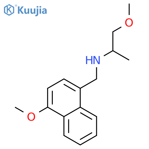 (2-Methoxy-1-methylethyl)(4-methoxy-1-naphthyl)methylamine structure