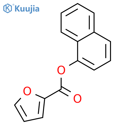 Naphthalen-1-yl furan-2-carboxylate structure