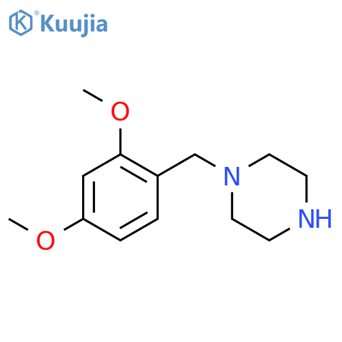 1-(2,4-Dimethoxybenzyl)piperazine structure