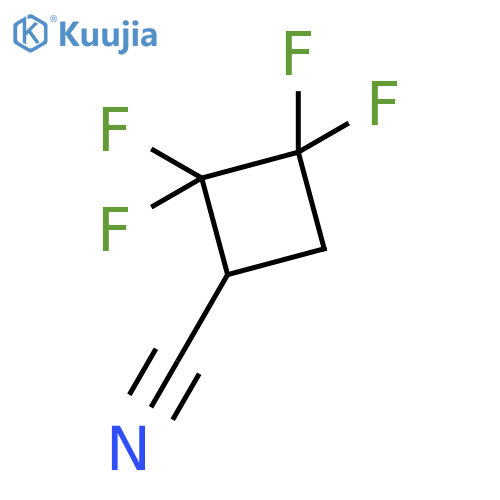 2,2,3,3-Tetrafluorocyclobutanecarbonitrile structure