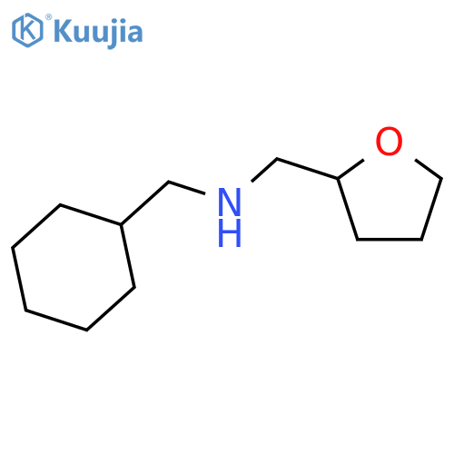 (cyclohexylmethyl)[(oxolan-2-yl)methyl]amine structure