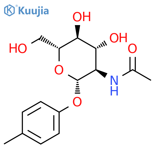 4-Methylphenyl 2-acetamido-2-deoxy-b-D-glucopyranoside structure