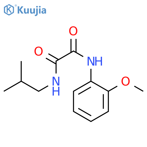 N'-(2-methoxyphenyl)-N-(2-methylpropyl)ethanediamide structure