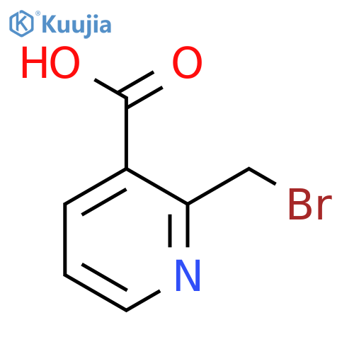 2-(Bromomethyl)nicotinic acid structure