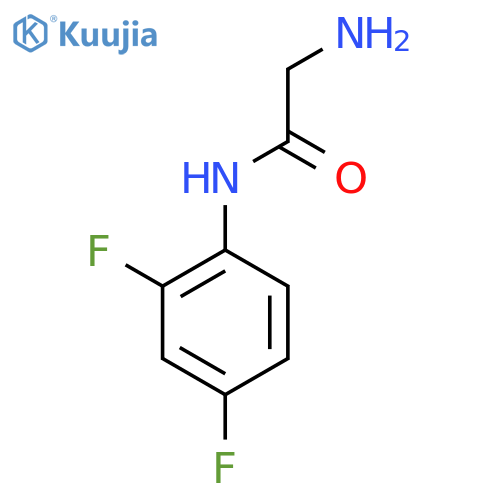 Acetamide, 2-amino-N-(2,4-difluorophenyl)- structure