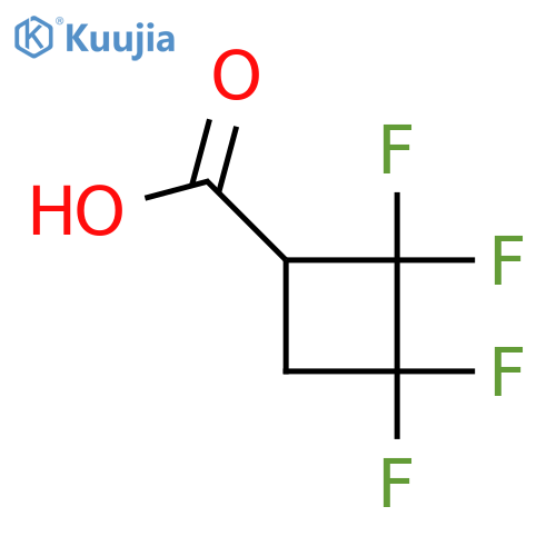 2,2,3,3-tetrafluorocyclobutane-1-carboxylic acid structure