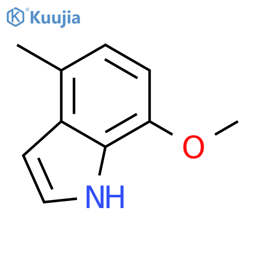7-methoxy-4-methyl-1H-Indole structure