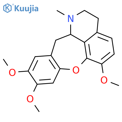 6,9,10-trimethoxy-1-methyl-2,3,12,12a-tetrahydro-1H-benzo[6,7]oxepino[2,3,4-ij]isoquinoline structure