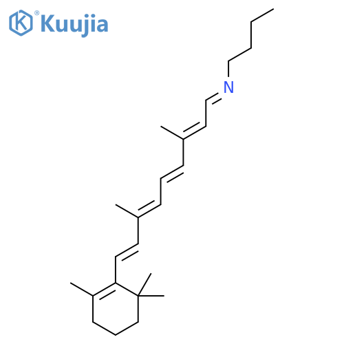 1-Butanamine,N-[(2E,4E,6E,8E)-3,7-dimethyl-9-(2,6,6-trimethyl-1-cyclohexen-1-yl)-2,4,6,8-nonatetraenylidene]-(9CI) structure