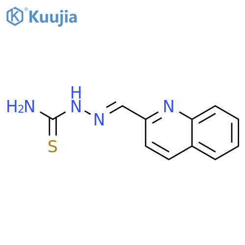(quinolin-2-ylmethylideneamino)thiourea structure