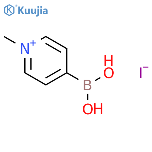 4-Borono-N-methylpyridinium iodide structure
