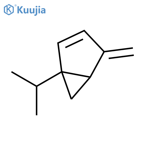 Bicyclo[3.1.0]hex-2-ene,4-methylene-1-(1-methylethyl)- structure