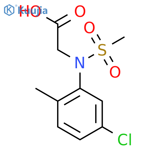 N-(5-Chloro-2-methylphenyl)-N-(methylsulfonyl)glycine structure