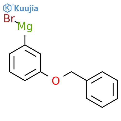 Magnesium,bromo[3-(phenylmethoxy)phenyl]- structure