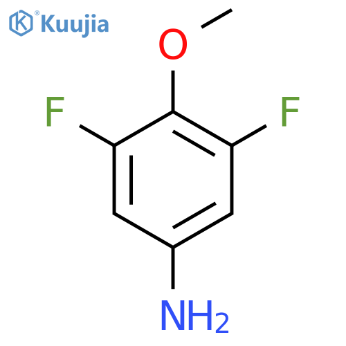 3,5-Difluoro-4-methoxyaniline structure