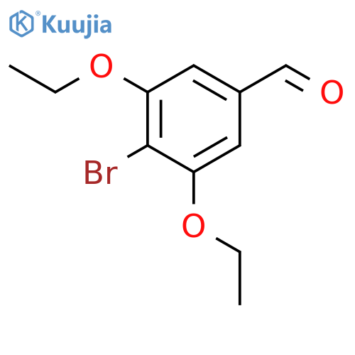 4-Bromo-3,5-diethoxybenzaldehyde structure
