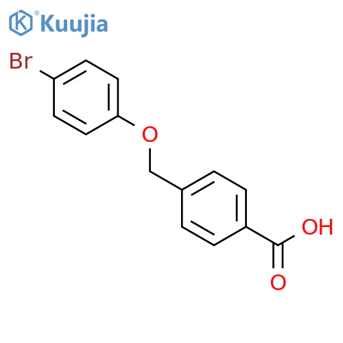 4-(4-bromophenoxy)methylbenzoic acid structure