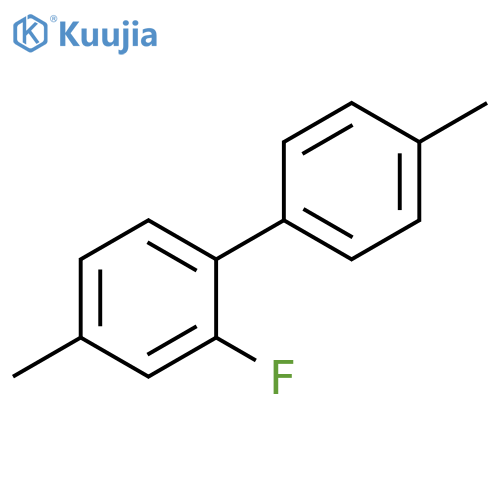 2-fluoro-4-methyl-1-(4-methylphenyl)benzene structure