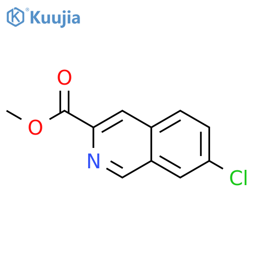 Methyl 7-Chloroisoquinoline-3-carboxylate structure