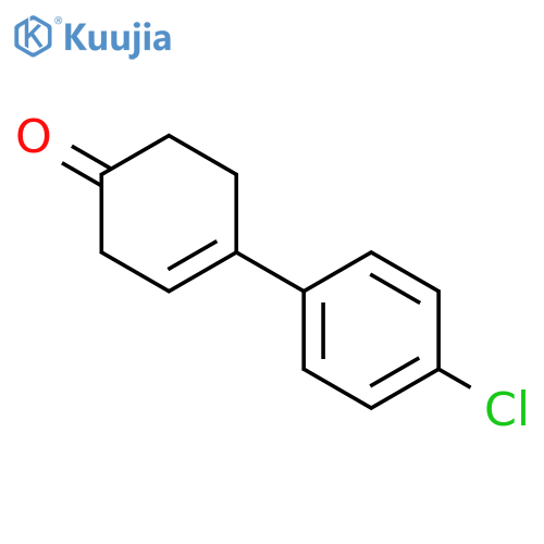 4-(4-chlorophenyl)cyclohex-3-en-1-one structure