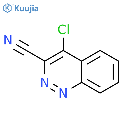 4-chlorocinnoline-3-carbonitrile structure