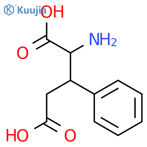 D-Glutamic acid,3-phenyl-, (3R)-rel- (9CI) structure