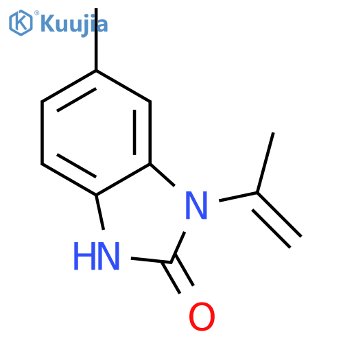 2H-Benzimidazol-2-one,1,3-dihydro-6-methyl-1-(1-methylethenyl)- structure