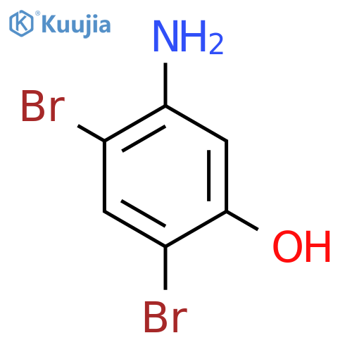 5-Amino-2,4-dibromophenol structure