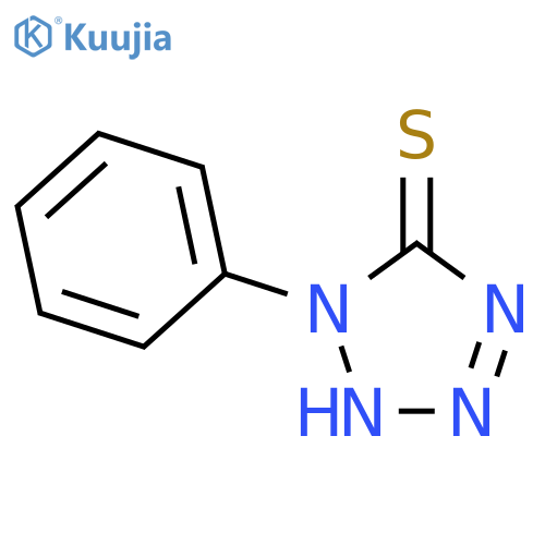 Zinc;1-phenyl-2h-tetrazole-5-thione structure